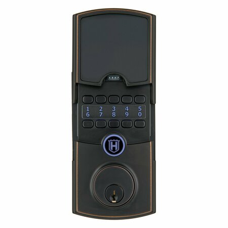 ARRAY BY HAMPTON Barrington 1.5 Smart Wi-Fi Connected Door Lock Tuscan Bronze 23541-150